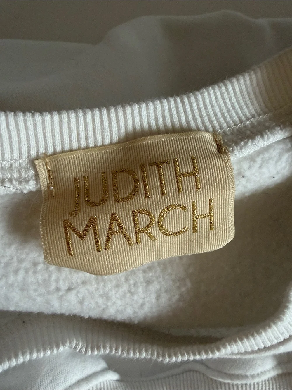 Judith March white oversized